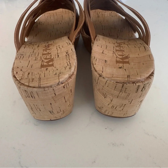 Korks by Kork Ease Noelle woven wedge in brown Size: 7 - Picture 4 of 5